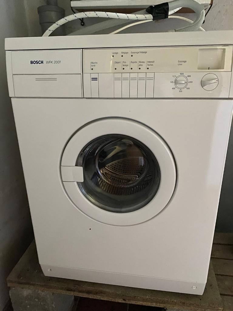 Lave linge BOSCH, Elektronische apparatuur, Wasmachines, Gebruikt, Voorlader, 6 tot 8 kg, Minder dan 1200 toeren, Ophalen