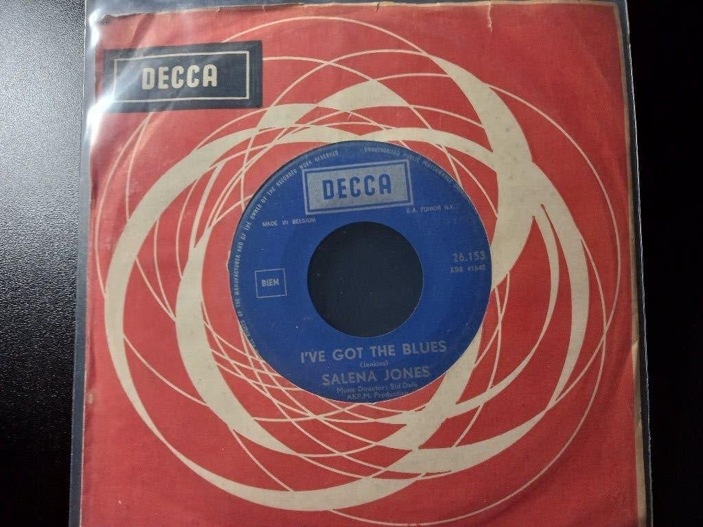Salena Jones - I've Got The Blues ' 7 Popcorn, 7 inch, Ophalen of Verzenden, Overige typen, R&B en Soul