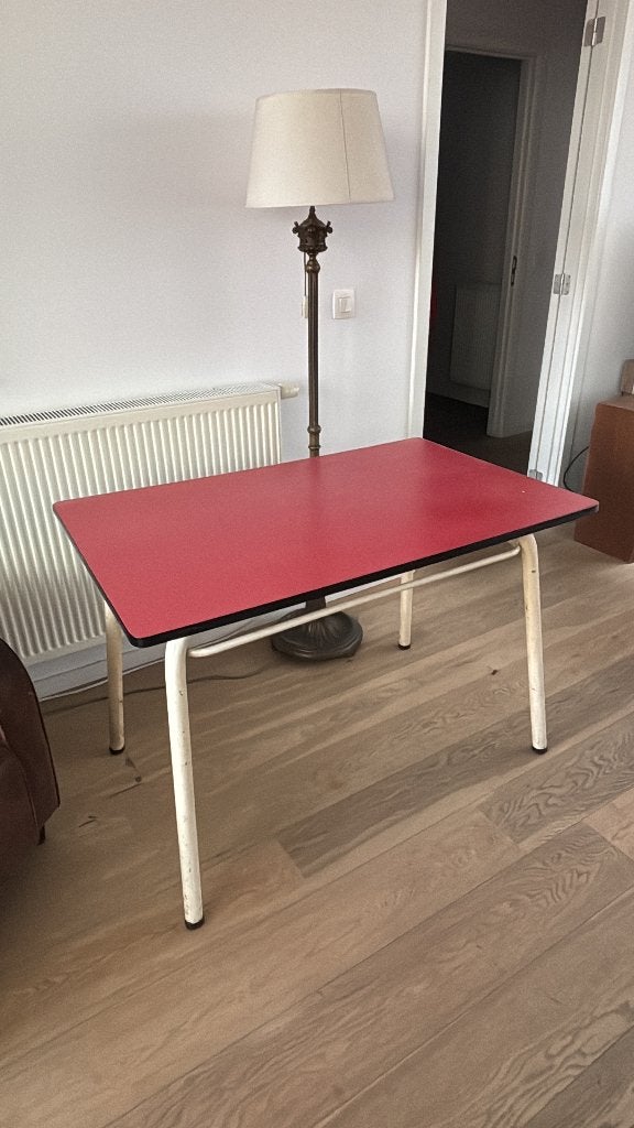 Retro formica tafel, Huis en Inrichting, Ophalen, Gebruikt, 100 tot 150 cm, 50 tot 100 cm