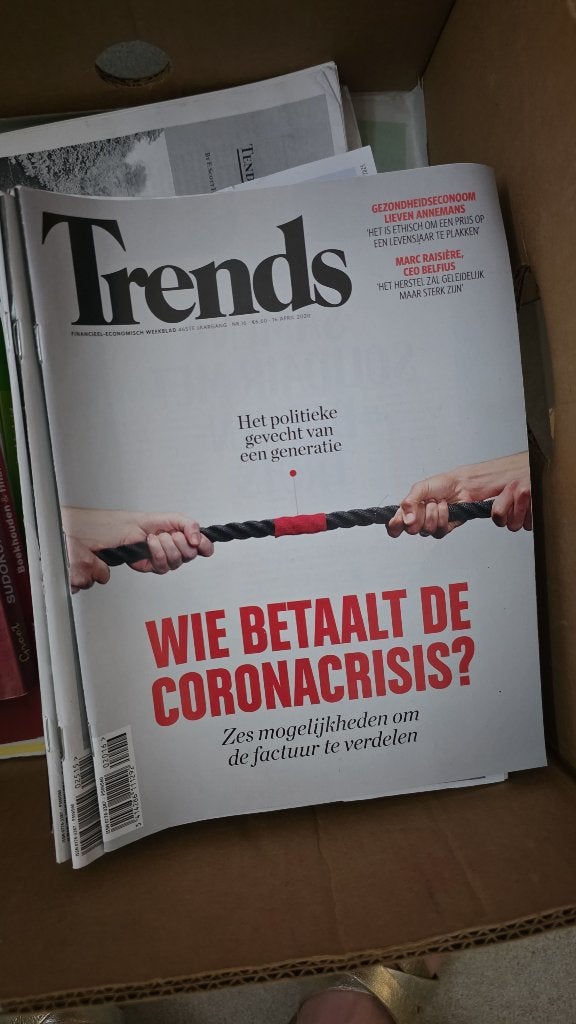 Trends tijdschriften gratis +- 30 stuks, Boeken, Ophalen, Gelezen