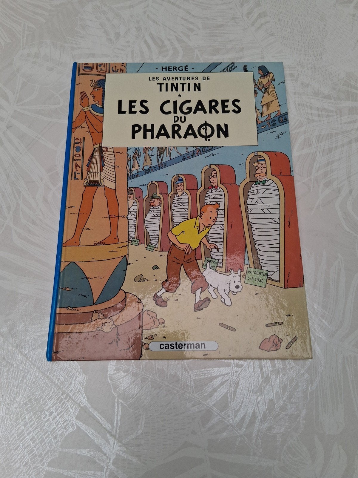 BD Tintin "Les Cigares du Pharaon", Enlèvement ou Envoi