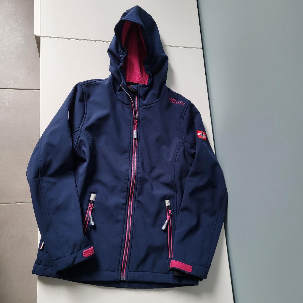 Zomerjas Trollkids softshell maat 140, Kinderen en Baby's, Ophalen, Gebruikt, Meisje, Trollkids