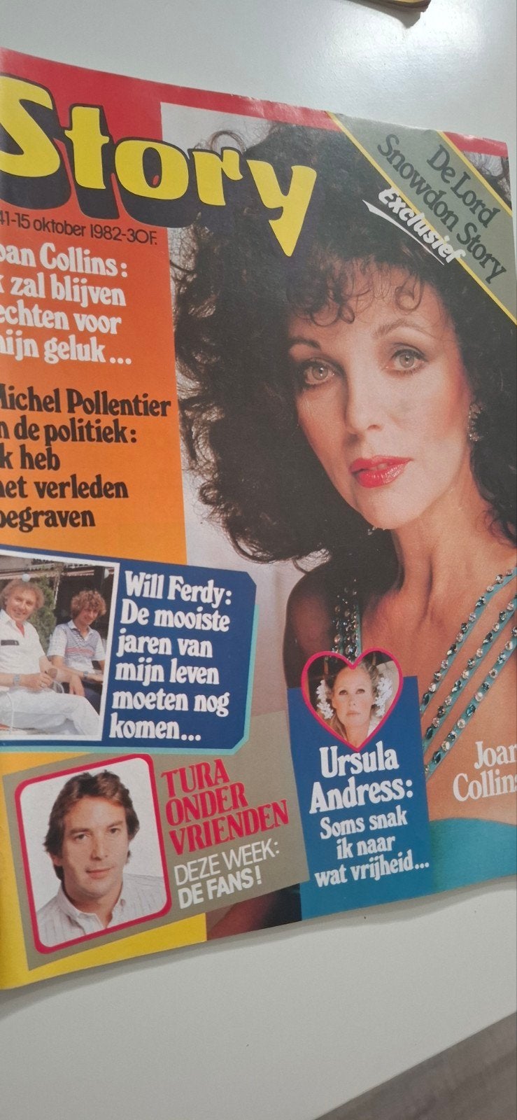 Will tura 1982  Johan collins, Ophalen of Verzenden, Tijdschrift