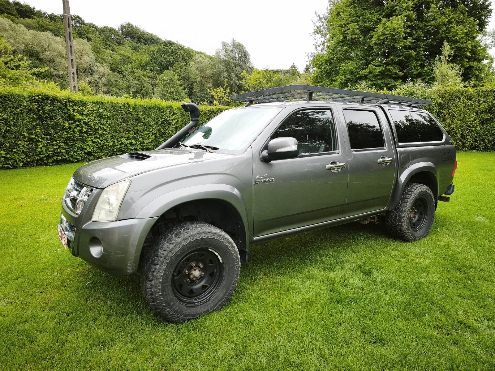 Isuzu D-MAX 2.5 2008, Auto's, 4 deurs, Zwart, Leder, Vierwielaandrijving