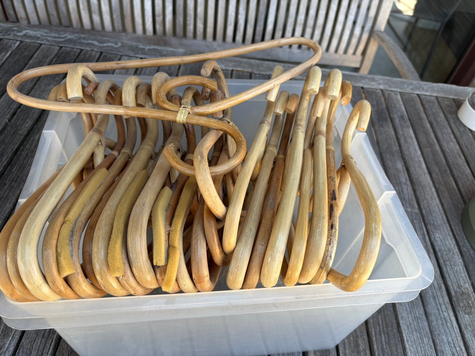 200 bamboo kapstokken vintage, Kleding | Dames, Ophalen, Zo goed als nieuw
