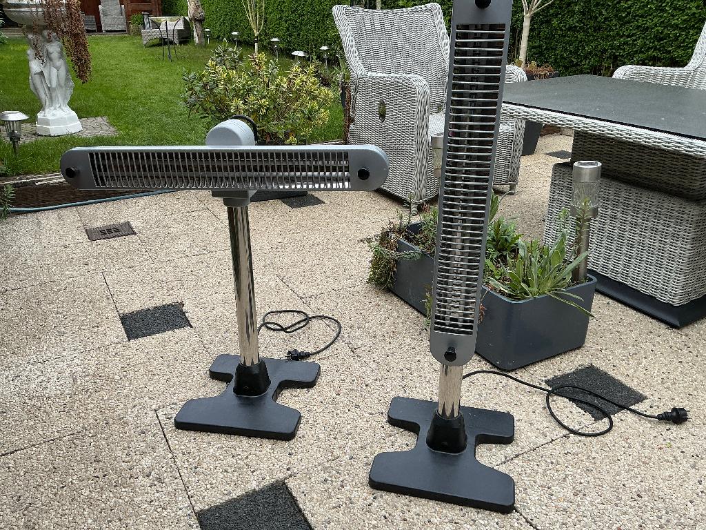 Bodin terrasverwarming/heater 1500 watt, Tuin en Terras, Draaibaar, Vloer, Zo goed als nieuw, Ophalen