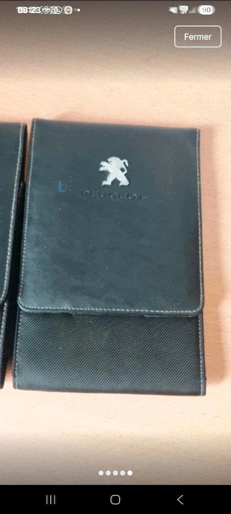 Porte documents Peugeot, Bijoux, Sacs & Beauté, Autres marques, Cuir, Comme neuf, Enlèvement