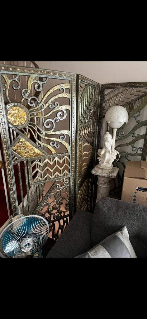 Paravent art deco, Ophalen
