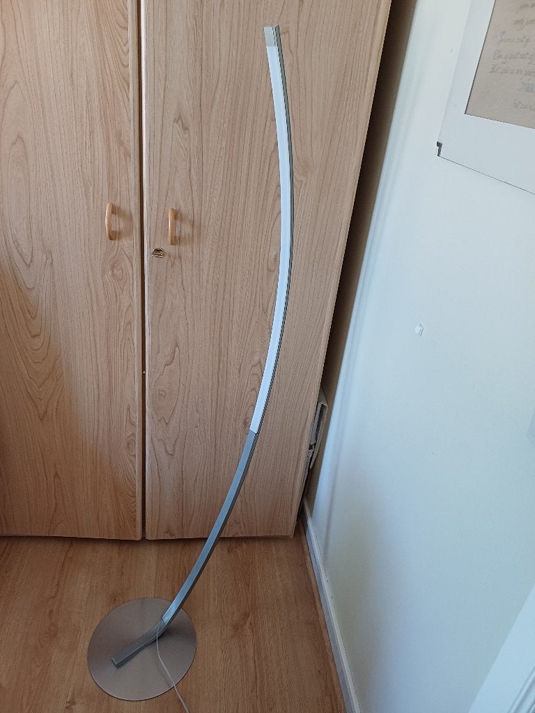 staanlamp, Huis en Inrichting, Ophalen, Kunststof, 100 tot 150 cm, Gebogen staanlamp