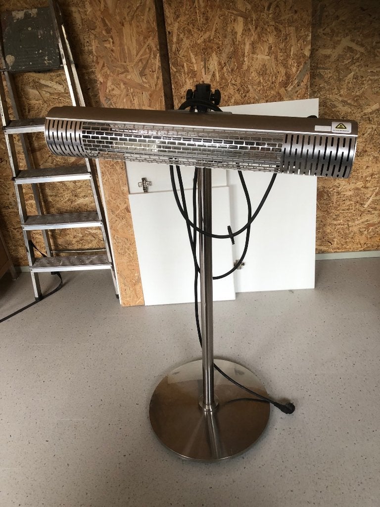 DOMO Terrasverwarmer Infrarood, Tuin en Terras, Vloer, Zo goed als nieuw, Waterbestendig, Ophalen