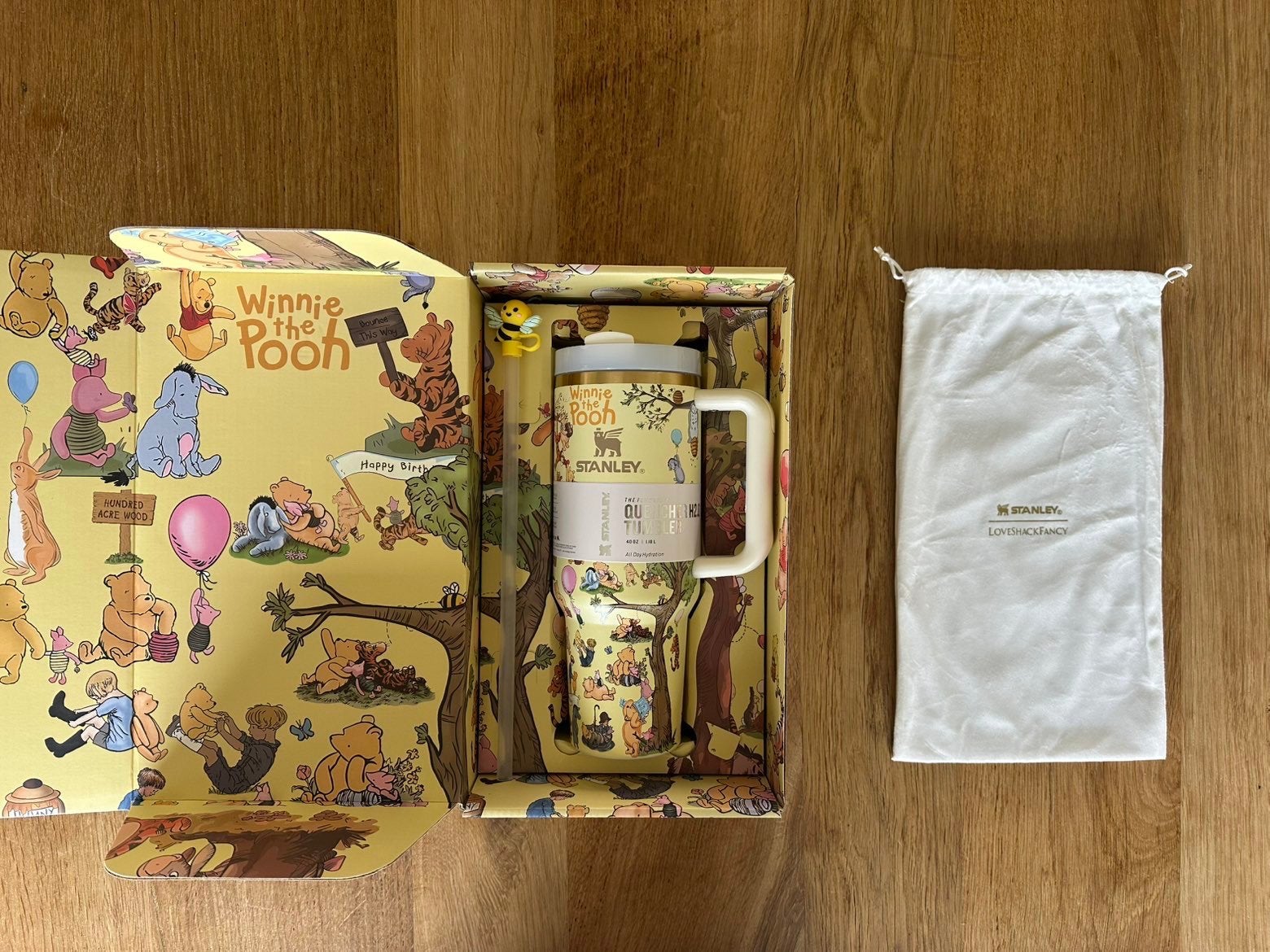 Stanley cup nieuw van winnie the pooh, Sport en Fitness, Ophalen of Verzenden, Nieuw