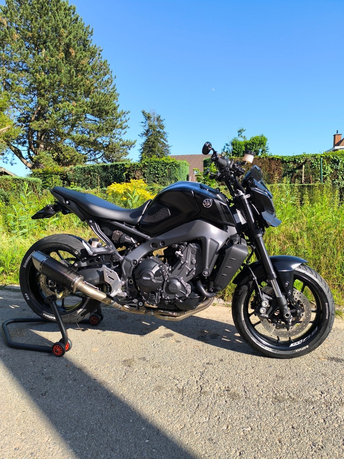 Yamaha MT09 Tech noir, Motos, Motos | Yamaha, Particulier, Contrôle de traction, 3 cylindres, Manuelle