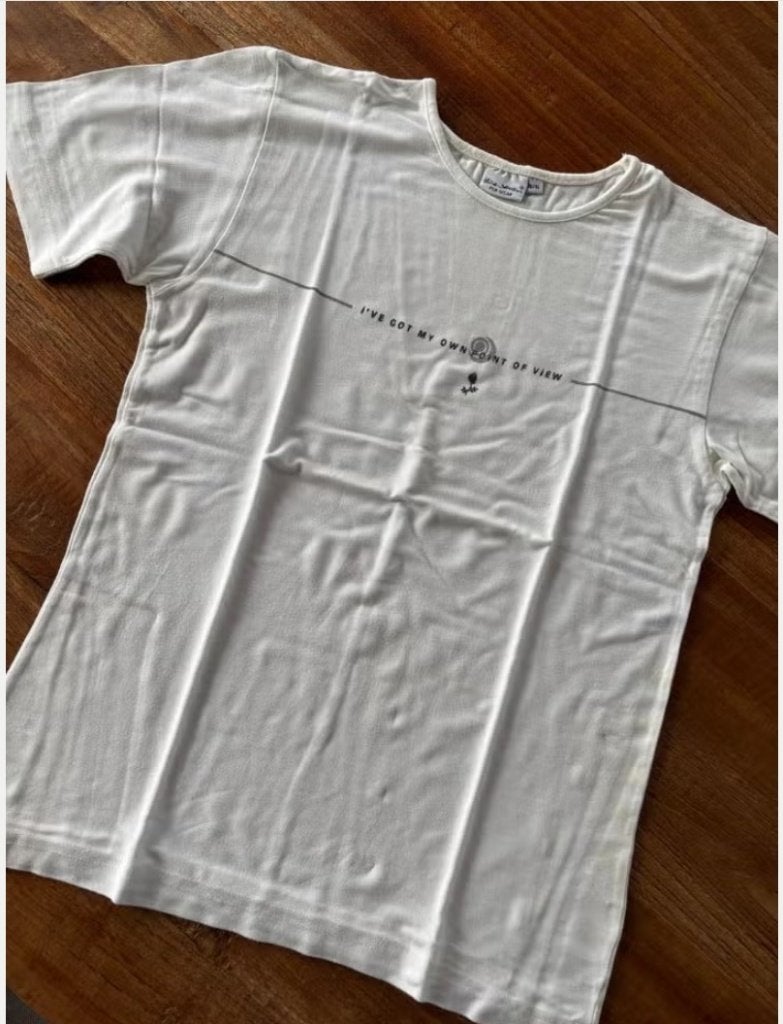 T shirt vintage maat S of 14 jaar, Kleding | Heren, Ophalen of Verzenden, Zo goed als nieuw, Maat 46 (S) of kleiner, Wit