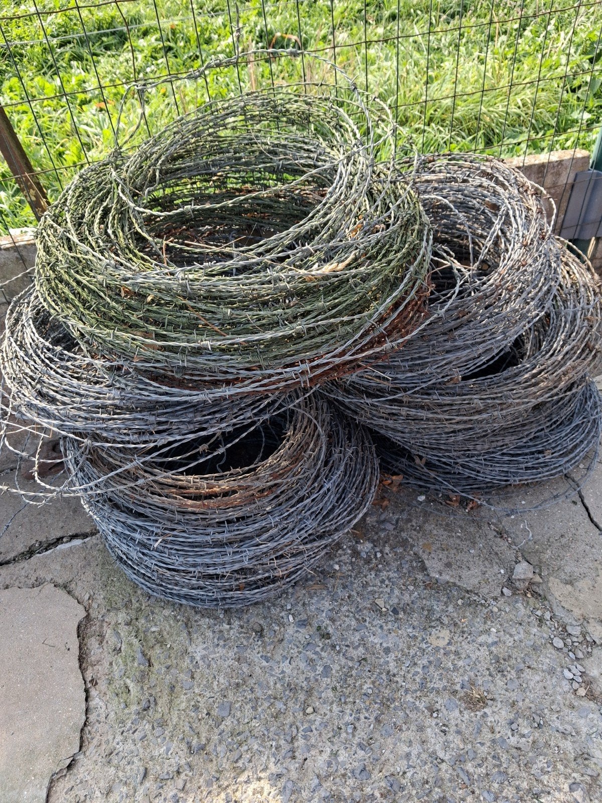 fils barbelés, Enlèvement