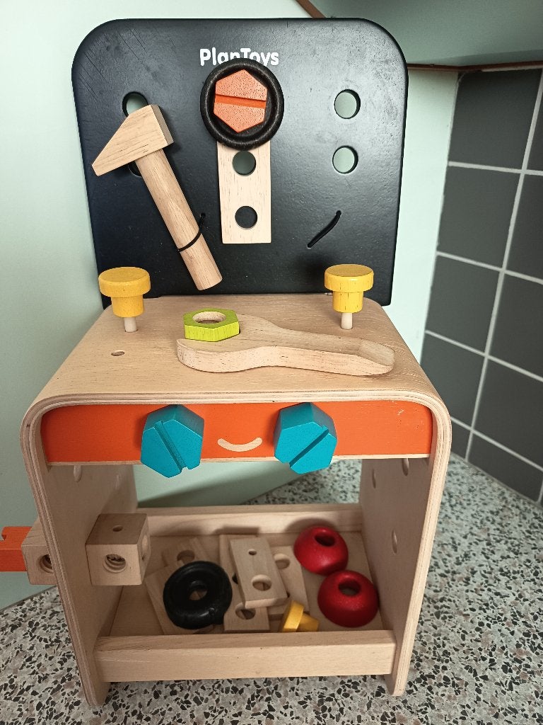 Houten werkbankje kind, Kinderen en Baby's, Speelgoed | Houten speelgoed, Ophalen of Verzenden