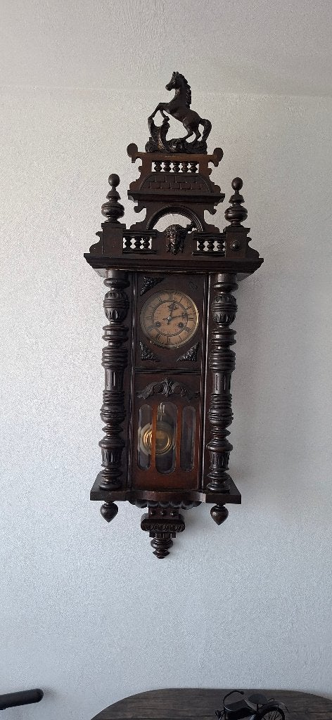 horloge mural ancien, Maison & Meubles, Enlèvement, Utilisé