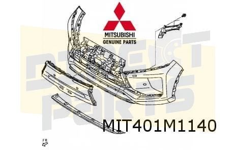 Mitsubishi Eclipse Cross (12/17-2/21) voorbumper (bij koplam, Neuf, -, Mitsubishi, -