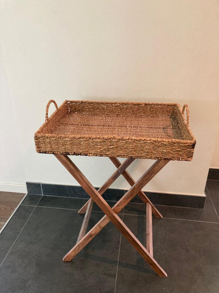 Klein bijzettafeltje., 55 à 75 cm, Enlèvement, Utilisé, 60 cm ou plus