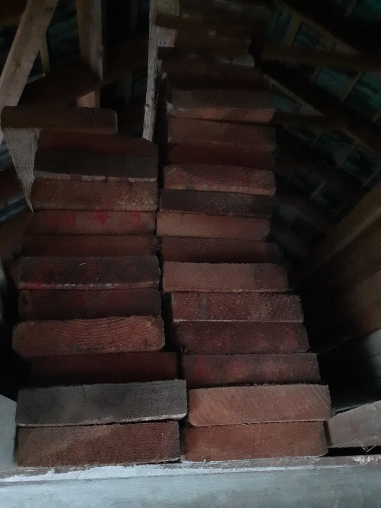 Voorraad tientallen planken en latten, Doe-het-zelf en Bouw, Ophalen, Minder dan 25 mm, Zo goed als nieuw, Plank