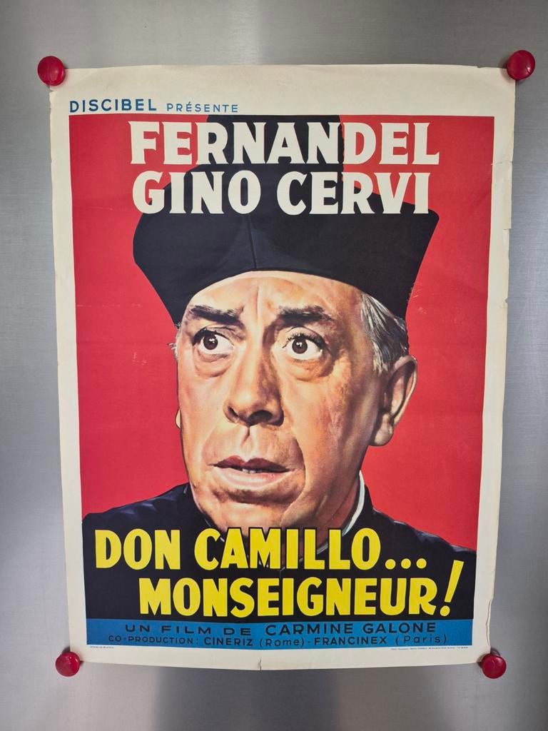 Vintage filmposter van Don Camillo, Verzamelen, Ophalen