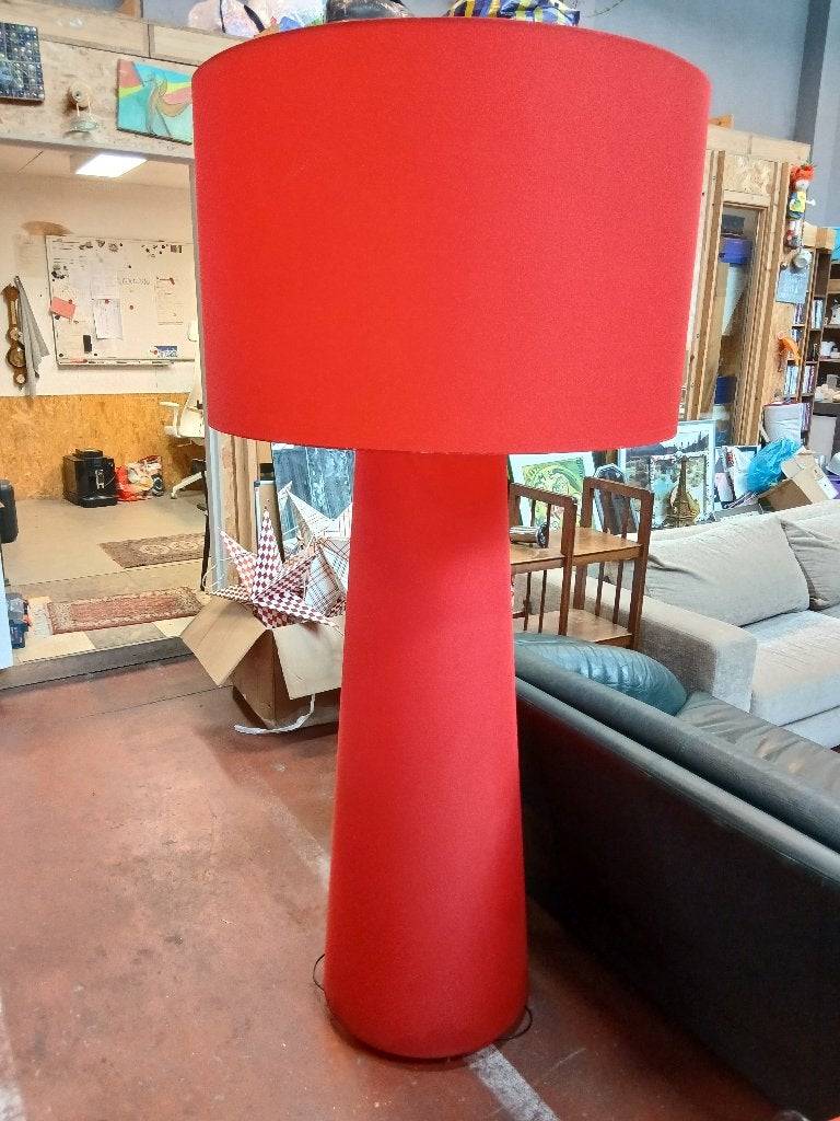 Cappellini Big Shadow Marcel Wanders - Lampadaire rouge, Lampe sur pied, design italien, luminaire design, Textile, 150 à 200 cm