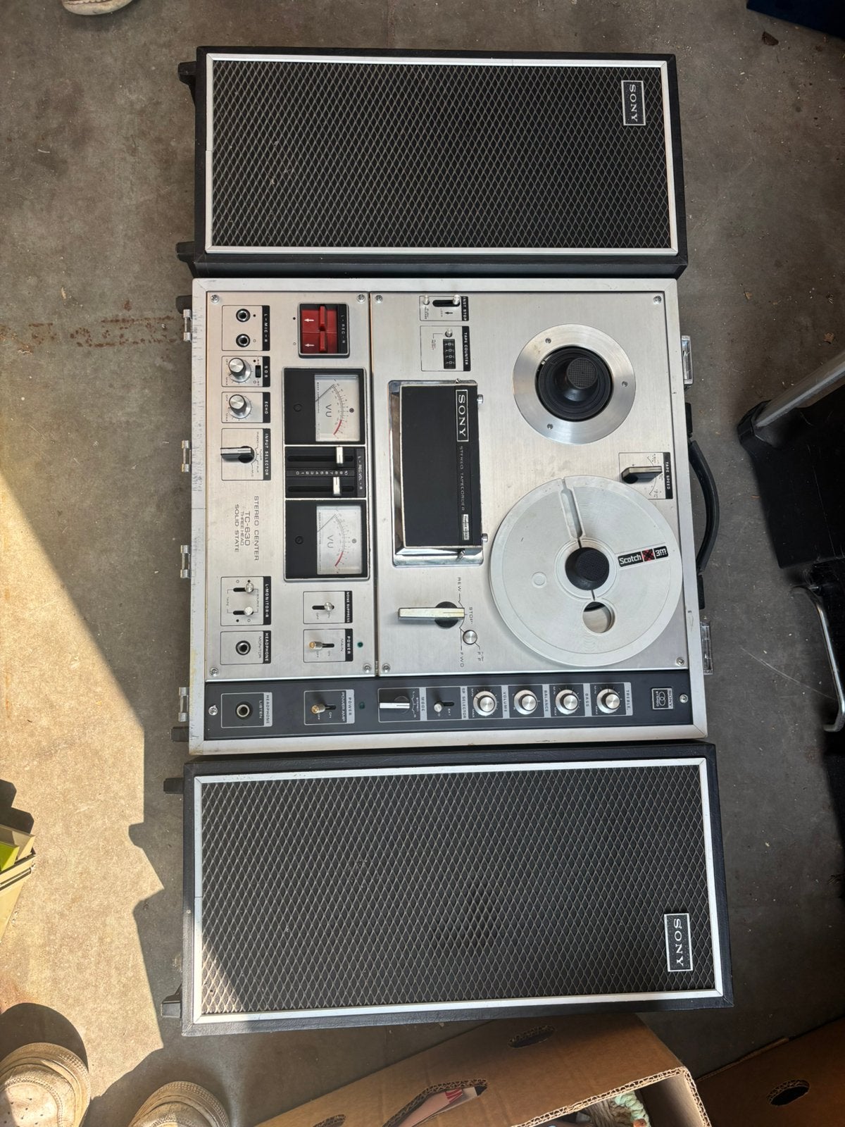 Sony TC-630 solid state, TV, Hi-fi & Vidéo, Enregistreurs audio, Enlèvement