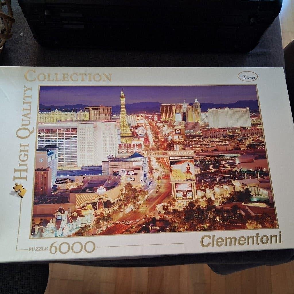 Clementoni 6000 Las Vegas, Enlèvement, Plus de 1 500 pièces, Neuf, Puzzle