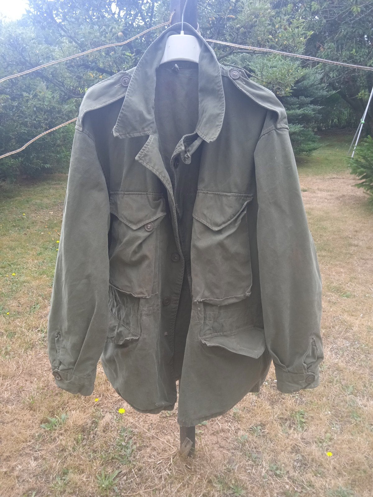 Field jacket M43 Norvegian Army size 52  (+-XL 2XLl), Collections, Objets militaires | Général, Enlèvement ou Envoi