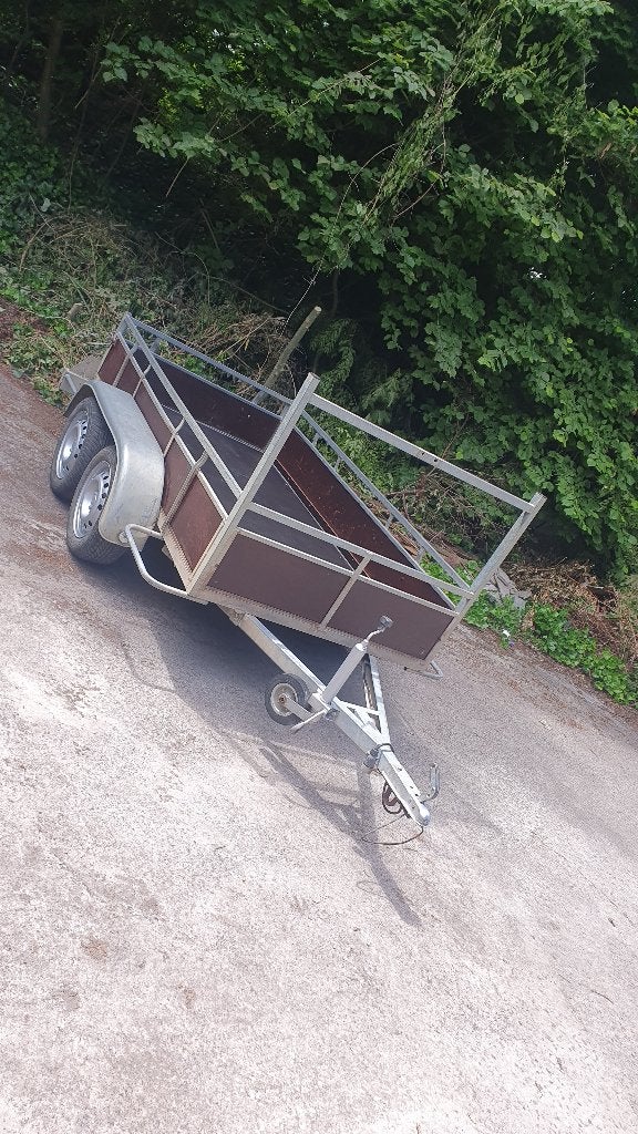 Remorque double essieux 750kg 2,58cm/1,30cm, Autos : Divers, Remorques, Enlèvement ou Envoi, Comme neuf