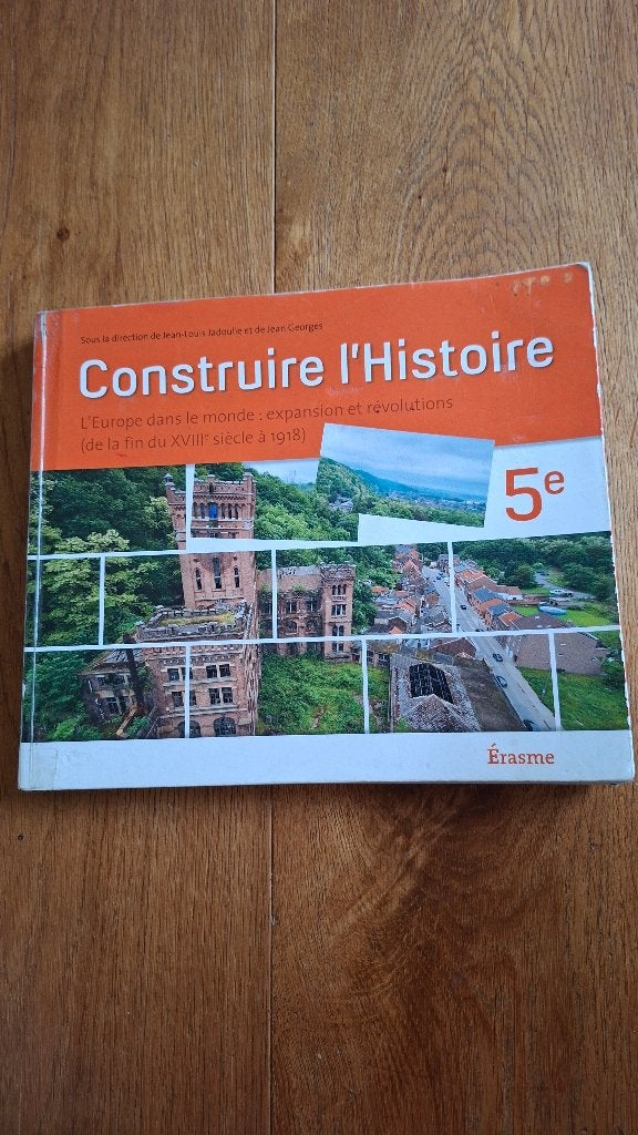 Construire l'histoire 5e, Livres, Histoire, Editions erasme, Enlèvement, Utilisé