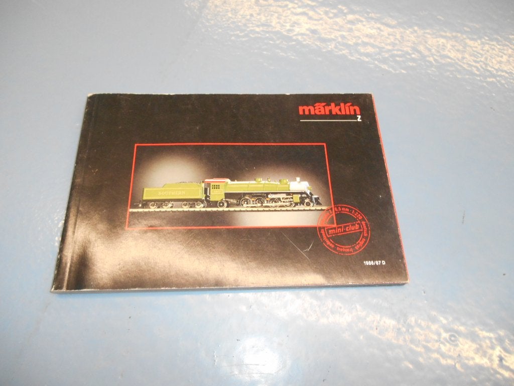 catalogue et revue marklin 1986/1987, Enlèvement