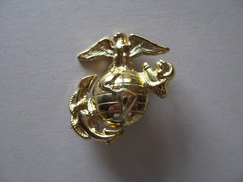 Insigne armée US marine corps-original, Collections, Envoi, Marine