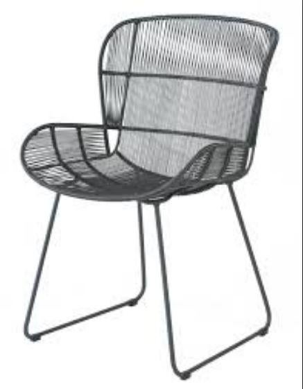 Chaise de jardin Max et Luuk Faye noire anthracite, Enlèvement ou Envoi, Neuf, Métal