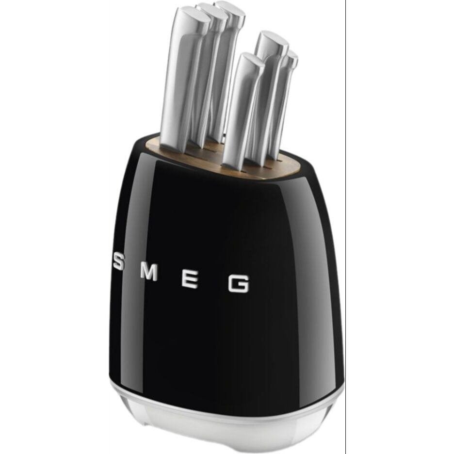Nieuwe Smeg KBSF02BL messenblok met 6 messen – ongeopend, Huis en Inrichting, Keuken | Bestek, Bestekset, Nieuw, Ophalen of Verzenden