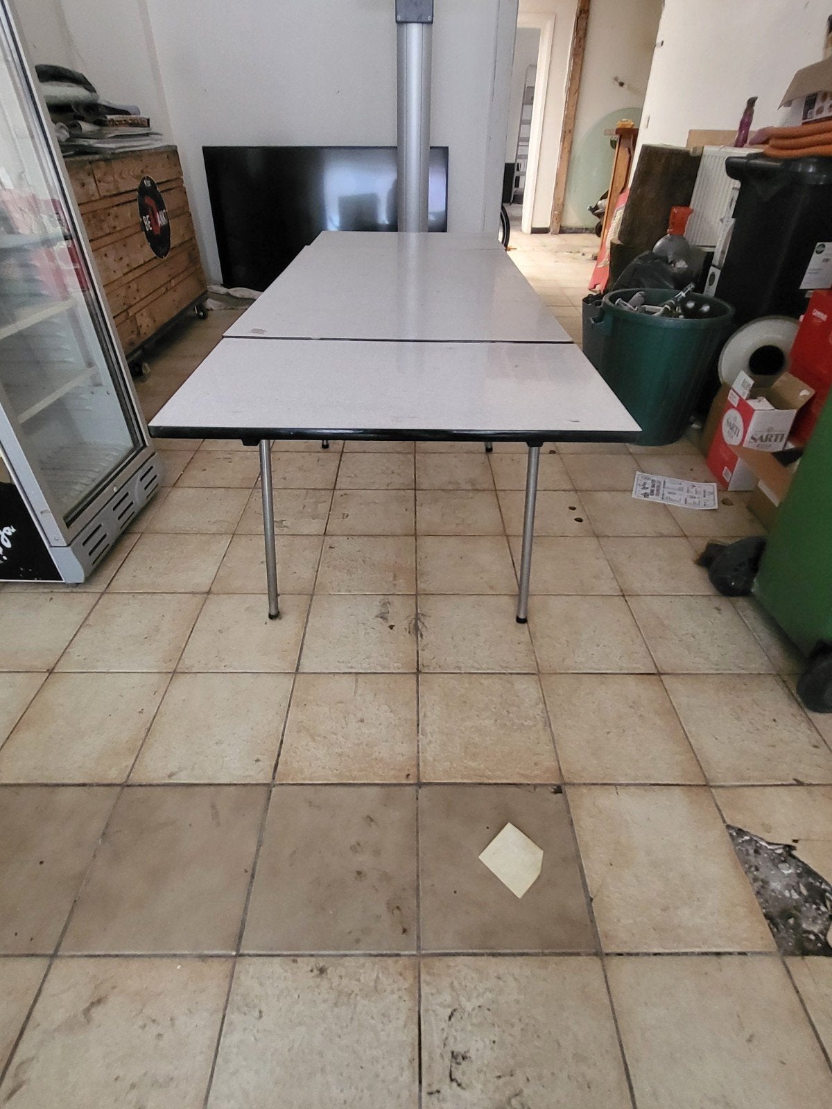 Vintage keukentafel, Ophalen