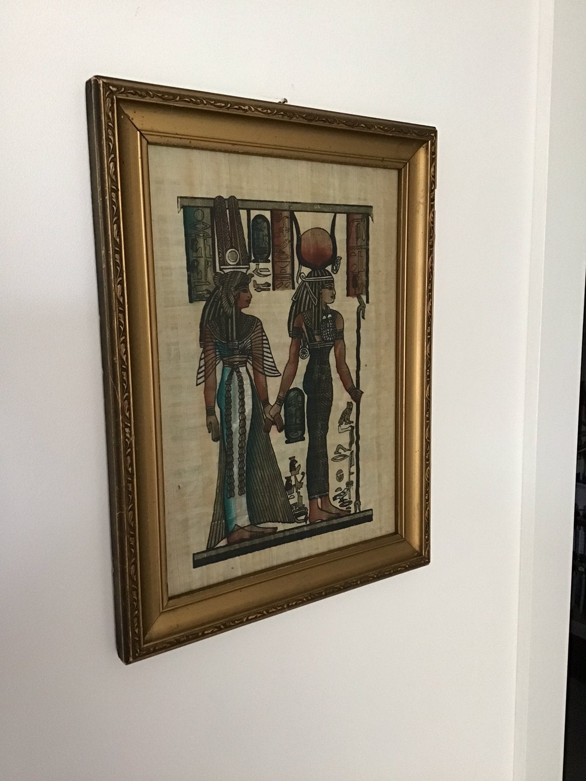 Cadre 25x33cm avec Papyrus, Antiek en Kunst, Ophalen of Verzenden