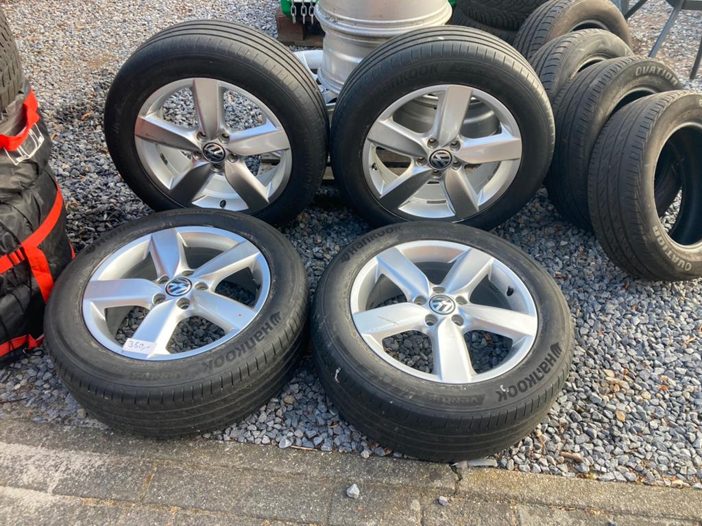 Vw velgen, Auto-onderdelen, Banden en Velgen, Band(en), Zomerbanden, 17 inch, Personenwagen, Gebruikt, Ophalen