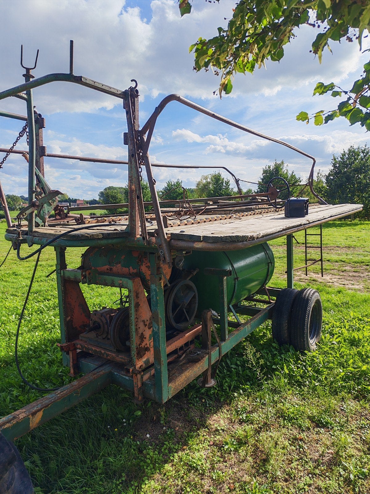 plukwagen, Ophalen