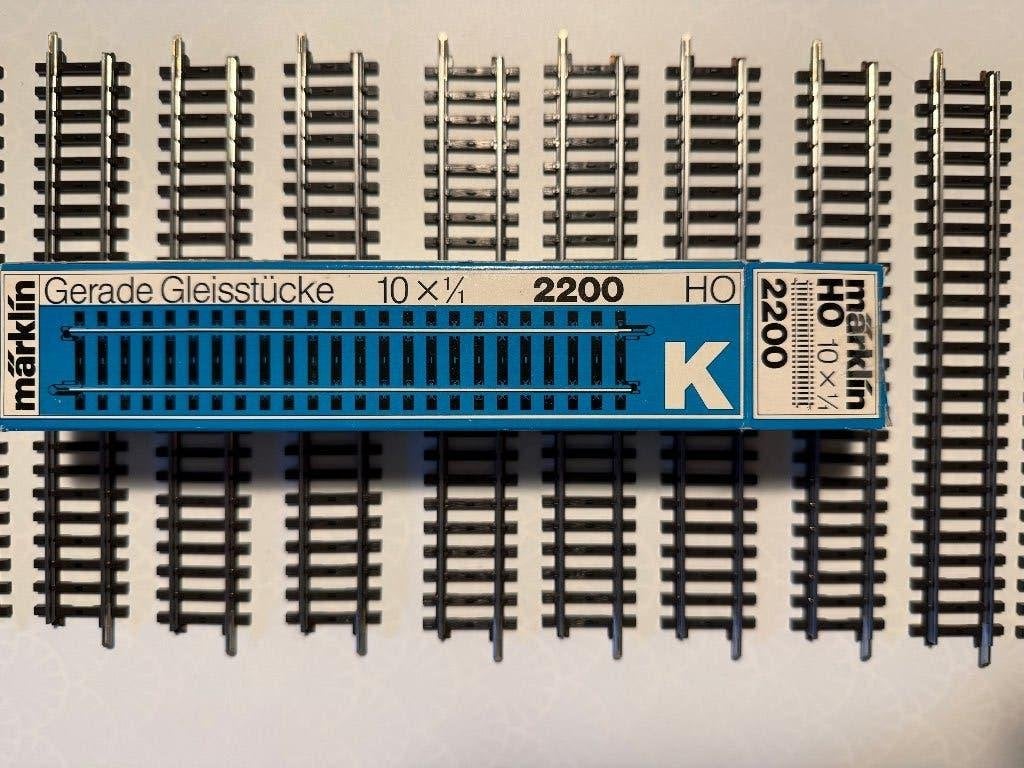 Marklin 10 Rails K 2200 met doos (6960), Hobby en Vrije tijd, Gebruikt, Gelijkstroom, Rails, Ophalen of Verzenden