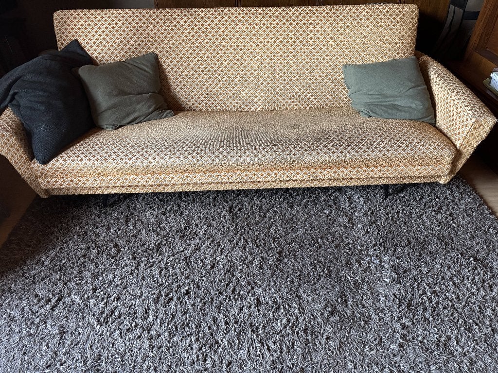 Vintage/retro slaapbank, Ophalen