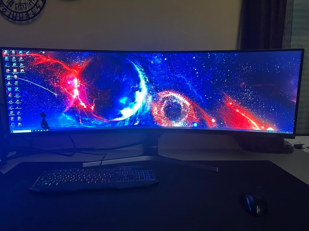 Samsung 49” qled monitor, Audio, Tv en Foto, Televisies, Ophalen, Zo goed als nieuw, QLED, Samsung