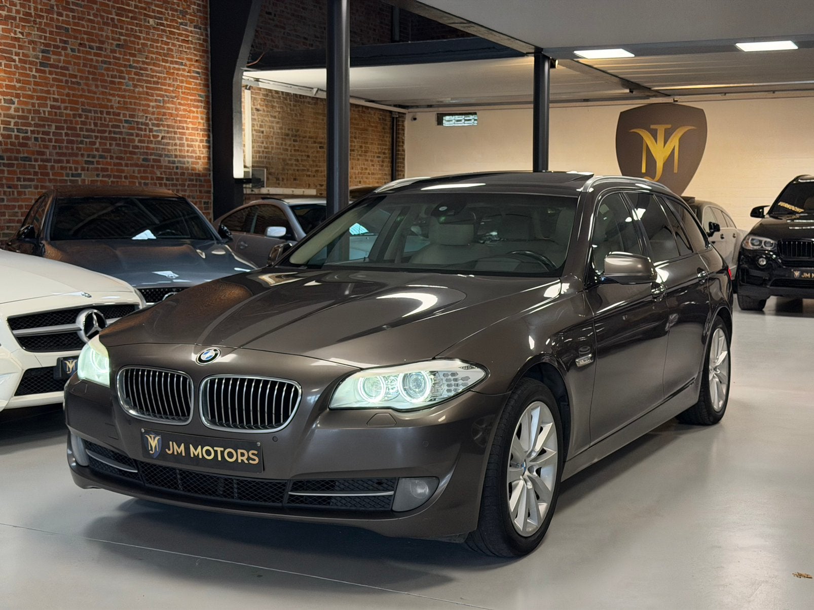 BMW 520da Touring | Xenon | Automaat | Panodak, Auto's, Euro 5, 1995 cc, 135 kW, Leder