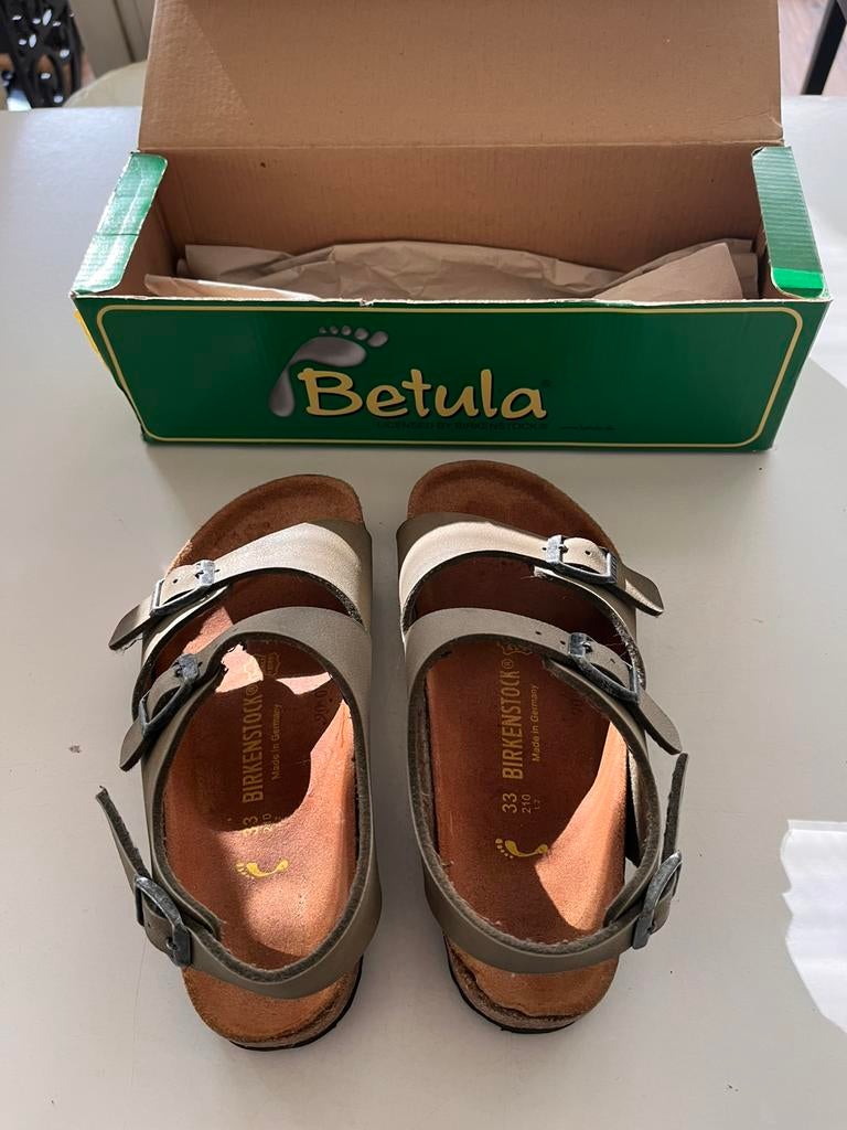 ⸻   Betula (Birkenstock) kindersandalen Woogie, Kinderen en Baby's, Ophalen, Zo goed als nieuw