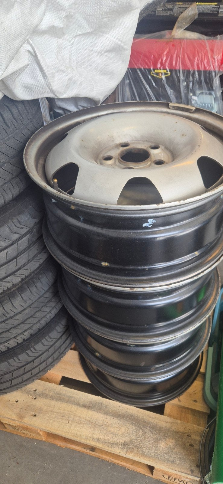 Volkswagen 17" velgen, Auto-onderdelen, Banden en Velgen, Ophalen, Velg(en), 17 inch, Bestelwagen