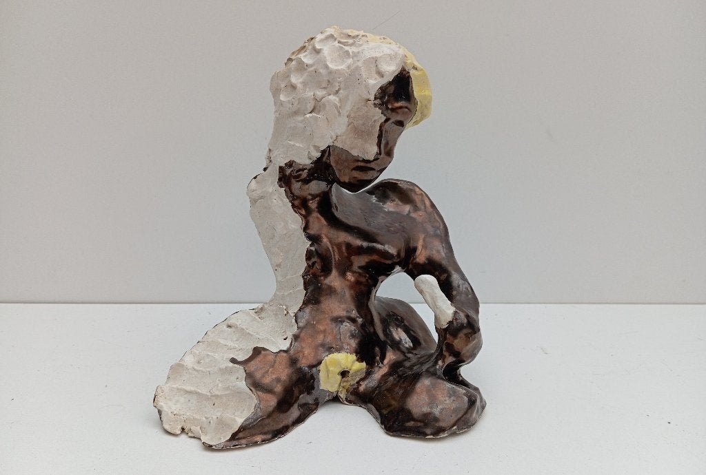 OEUVRE UNIQUE ET UNIQUE DE YVAN ROYON, Peint, Statue, Enlèvement ou Envoi, Gips