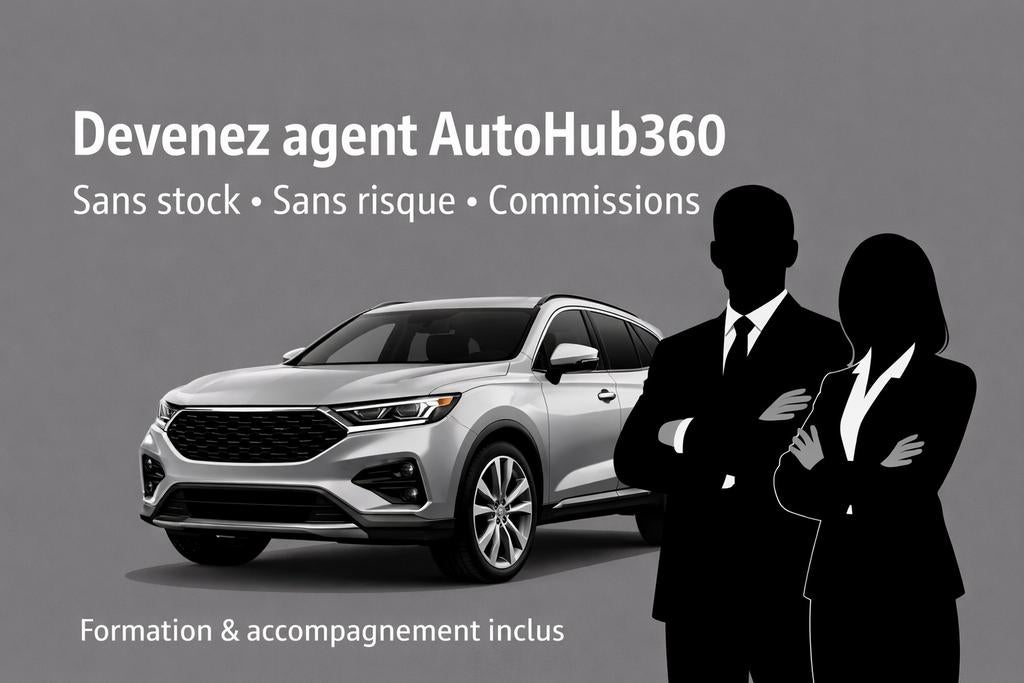 Devenez agent automobile sans stock ni risque, Vacatures, Vacatures | Automotive