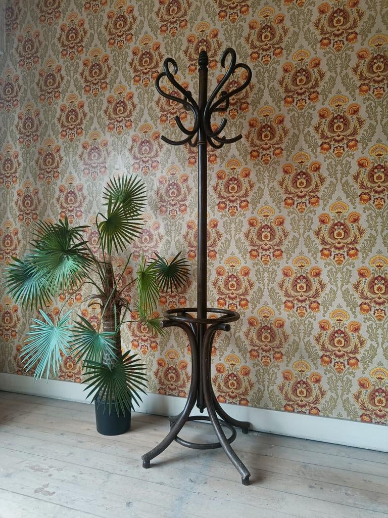 Vintage Thonet staande kapstok, Enlèvement, Bois, Portemanteau sur pied