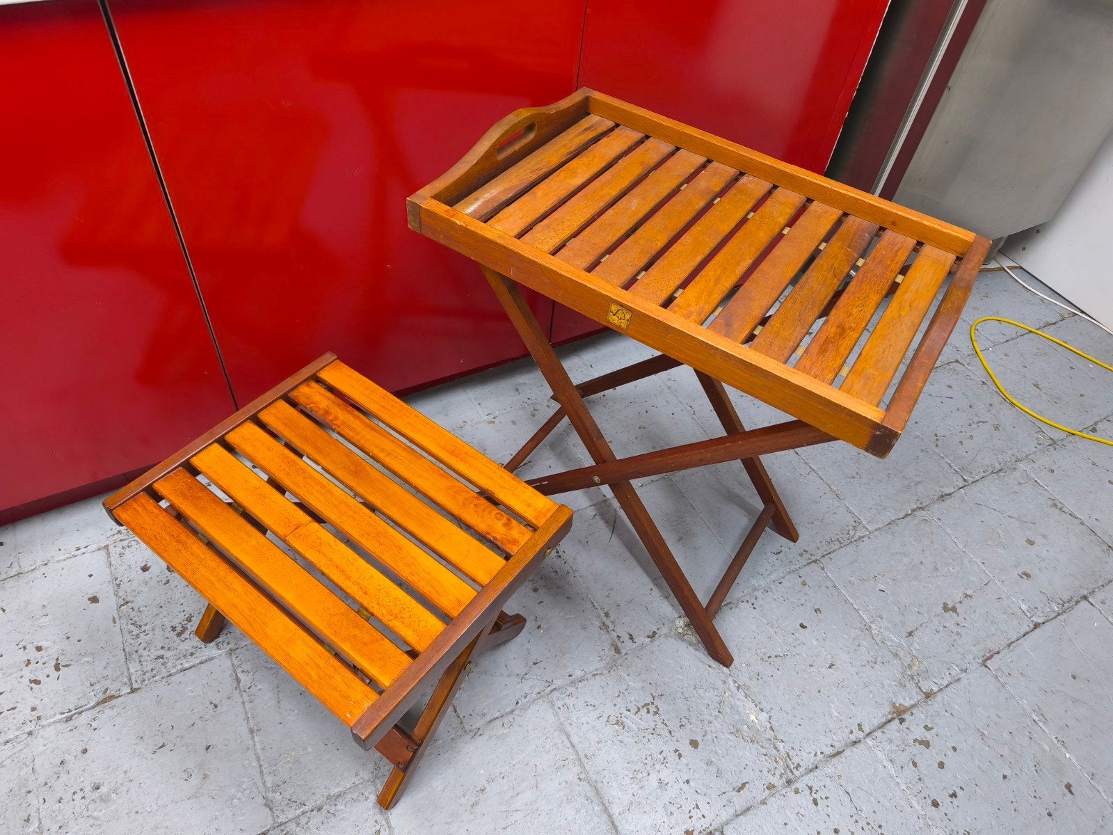 pliant/table - chaise - collection Ascot, Jardin & Terrasse, Enlèvement ou Envoi, Chaise