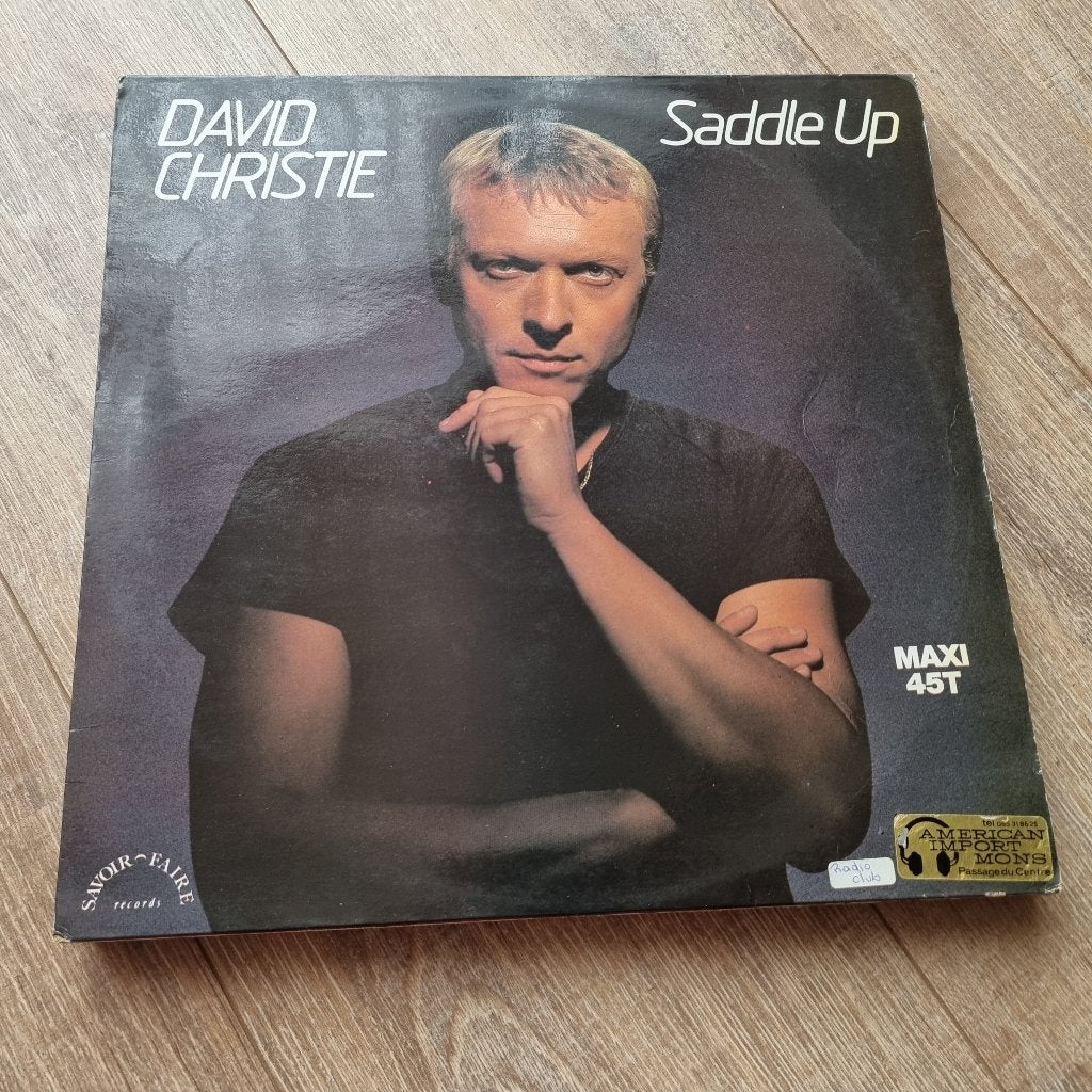 12" David Christie - Saddle up, Enlèvement ou Envoi, Utilisé, 12 pouces, Dance et House