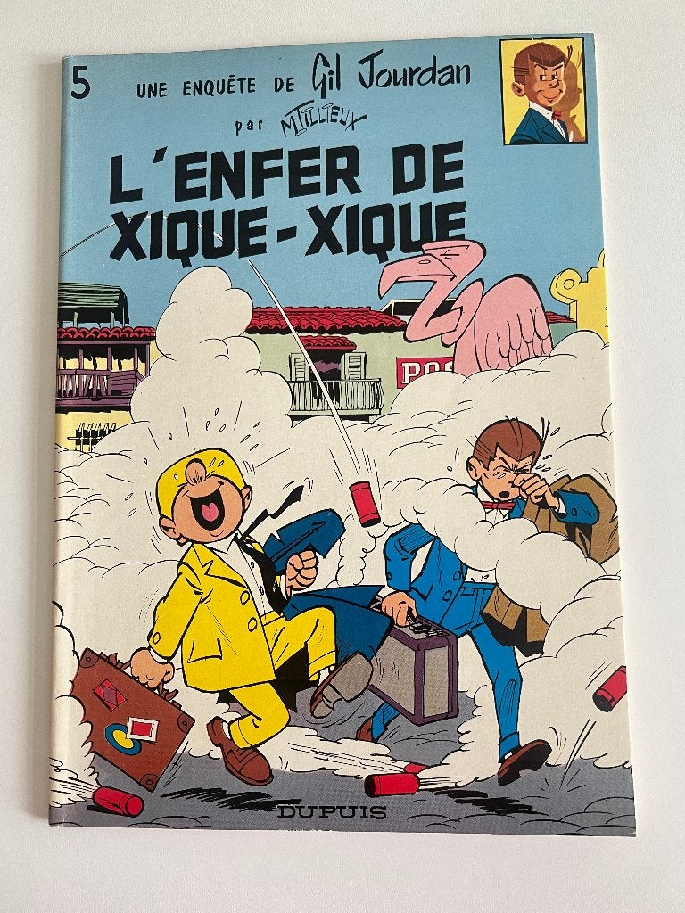 BD Gil Jourdan L'enfer de xique-xique, Eén stripboek, Ophalen of Verzenden, M. Tillieux, Gelezen